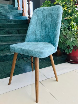 N Süper Berlin Kare Gold Sandalye Gürgen Ayak Sandalye