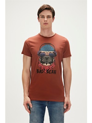 Bad Bear RECKLESS T-SHIRT LACİVERT Erkek T-Shirt 23.01.07.010-C122