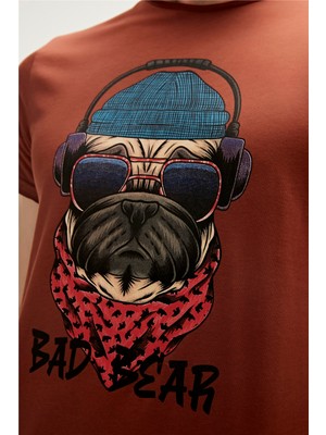 Bad Bear RECKLESS T-SHIRT LACİVERT Erkek T-Shirt 23.01.07.010-C122