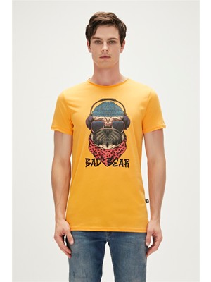 Bad Bear RECKLESS T-SHIRT Sarı Erkek T-Shirt 23.01.07.010-C25