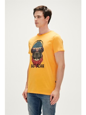 Bad Bear RECKLESS T-SHIRT Sarı Erkek T-Shirt 23.01.07.010-C25