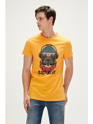 Bad Bear RECKLESS T-SHIRT Sarı Erkek T-Shirt 23.01.07.010-C25