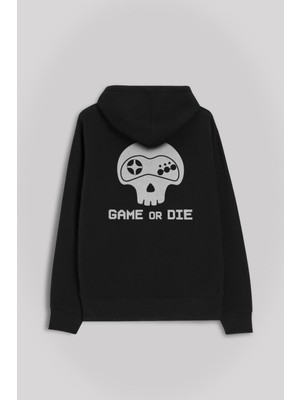 Kendim Seçtim Game Or Die Midnight Club Oyun Dizi Film Ön ve Arka Baskılı Sweatshirt Unisex Kapüşonlu Hoodie10