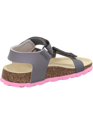 Superfit Mantar Taban Unisex Sandalet Gri