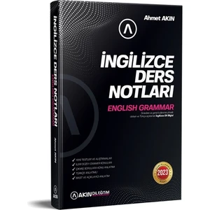 Akın Dil Eğitim Akın Dil 2023 Akın Dil Ingilizce Ders Notları