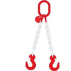 80, 2 Bacaklı Zincir Sapan, Boy:1m, 10 mm