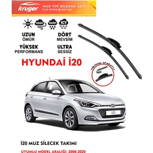 Hyundai I20 Ön Cam Silecek Seti 2020 Model Araca Özel Orjinal Aparat