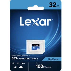 32GB 633X High-Performance Microsdhc
U1 V10 C10 UHS-I 100MB/s Hafıza Kartı (Blue Series)
