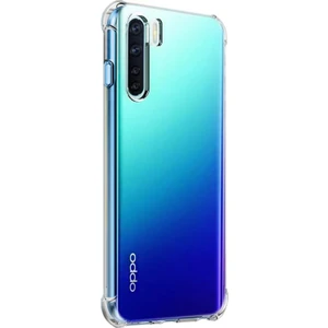 Case World Caseworld Oppo Reno 3 ile Uyumlu Kapak Airbag Antishock Köşe Korumalı Silikon Şeffaf Kılıf