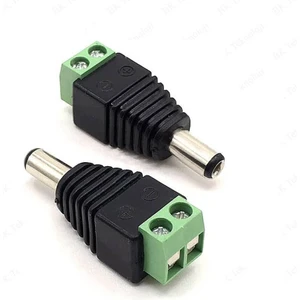 Klemensli Power Jack Erkek Balun Konnektör 5.5*2.1 Mm - 5 Adet