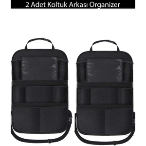 Revu Baby Arka Koltuk Arkası Tablet Tutuculu Organizer Ipad Tablet Tutucu 2 Li