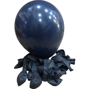  12'' Gece Mavisi Rengi Balon 20 Adet