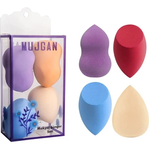 Mujgan Beauty Blender Makyaj Süngeri Seti (4 Parça)