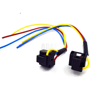 2 Adet H4 Ampul Duy Atom Far Fişi 1.5mm Kablolu Hs1 Soket