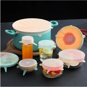 Silikon Streç Kapağı 6 Lı Kapak Set