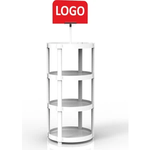 Relax Stand Plastik Kolay Kurulum Ürün Teşhir Standı Oval Plastik Stand