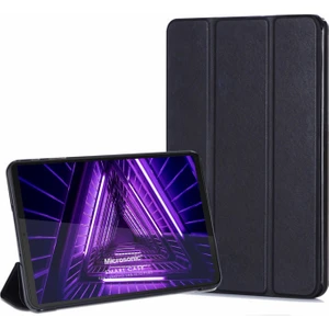 Lenovo Tab M10 Plus 3.nesil 10.6`` Kılıf (TB-125F-TB-128F) Slim Translucent Back Smart Cover Siyah
