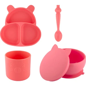 Silikon Beslenme Seti -Pembe