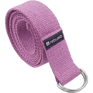 Mor Yoga Kemeri, Doğal Pamuk 184 cm,Yoga ve Pilates İçin İdeal, Purple Cotton Yoga Strap