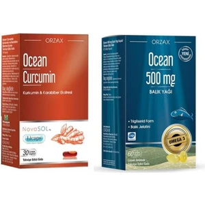 Ocean Curcumin 30 Kapsül + Ocean 500 Mg Omega 60 Kapsül Ikili Set
