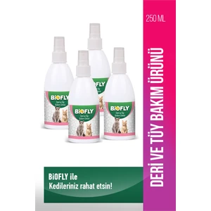 Kedi Deri ve Tüy Bakım(Bit ve Pire) Spreyi 250 Ml. 4  Adet