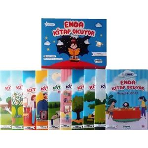 1.sınıf Enda Kitap Okuyor 10 Kitap Öykü Seti+Testkitapçığı