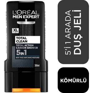 L'oreal Paris Men Expert Total Clean Kömürlü Duş Jeli 300 ml