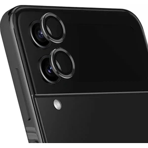 Samsung Galaxy Z Flip4 Kamera Camı Lens Koruyucu Halka Set - Siyah AL3129