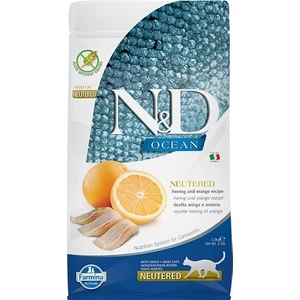 N&d Ocean Kısır Ringa Balıklı ve Portakallı Kısırlaştırılmış Kedi Maması 1,5 kg