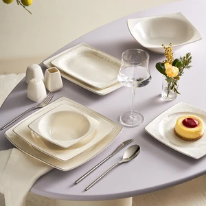 Glint 57 Parça 12 Kişilik New Bone Yemek Takımı