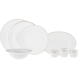 Fine Pearl Fame 58 Parça 12 Kişilik Yemek Takımı Gold