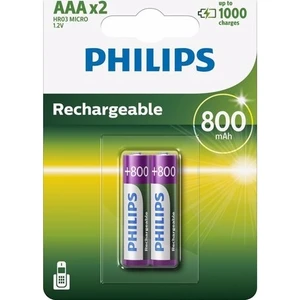 2li Şarj Edilebilir AAA İnce Pil 800mah
