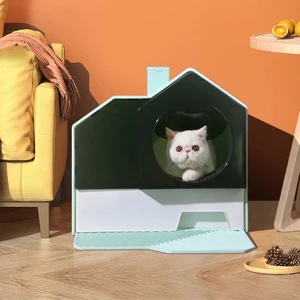 Cute Queen Eva Kapalı Kedi Tuvaleti, Lüx Kedi Tuvaleti, Büyük Boy Kedi Tuvaleti, Kırılmaz Kedi Tuvaleti (Yurt Dışından)