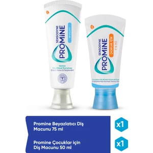 Promine Diş Macunu 75ml + Promine Çocuklar Için Diş Macunu 50ml