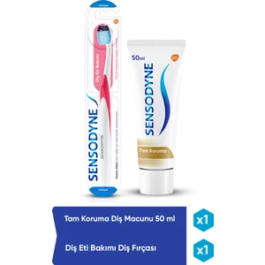 Tam Koruma 50 ml Diş Macunu+ Sensodyne Diş Eti Bakımı Diş Fırçası