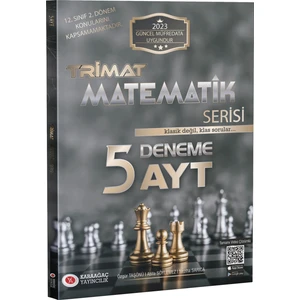 Karaağaç Yayınları 2023 Ayt Matematik Ilk Dönem Trimat Serisi 5 Deneme