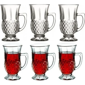 6'lı Istanbul Kulplu Bardak 55671