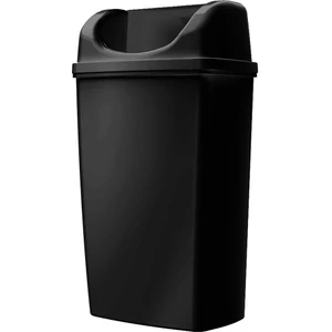 Duvara Monte Çöp Kovası 50 Litre Siyah