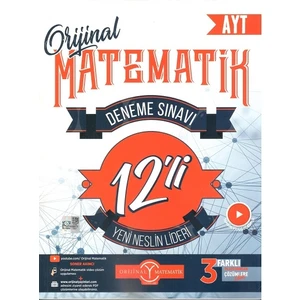 Orijinal Yayınları  AYT Matematik 12'Li Deneme Sınavı 2023