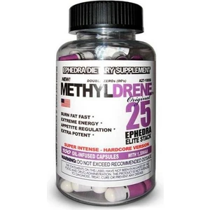 Cloma Pharma Classic Nutrition Methyldrene 25 Fat Burner, Pack Of 100 Capsules