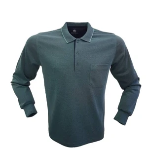 Polo Yaka Uzun Kol Cepli Rahat Kalıp Özel Üretim Sweatshirt