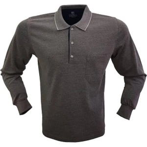 Polo Yaka Uzun Kol Cepli Rahat Kalıp Özel Üretim Sweatshirt