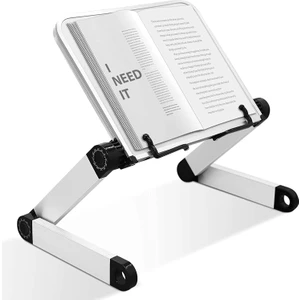 Metal Ayarlanabilir Kitap Okuma Standı Rahle Çok Amaçlı Laptop Tablet Standı YL-811