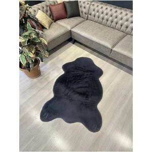 Omammamia Home Tavşan Tüyü Post Kesim Premium Kalite Tüy Dökmez Halı Antrasit