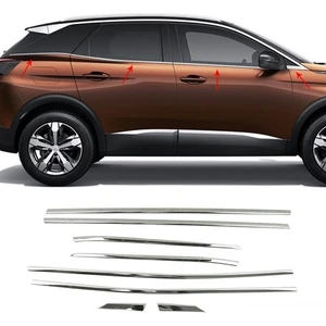 Peugeot 3008 Krom Cam Çıtası 8 Prç. 2016-2017-2018-2019-2020