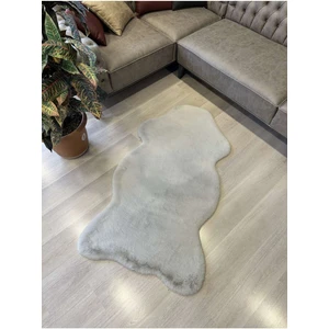 Extra Carpet Tavşan Tüyü Post Kesim Premium Kalite Tüy Dökmez Halı Gri