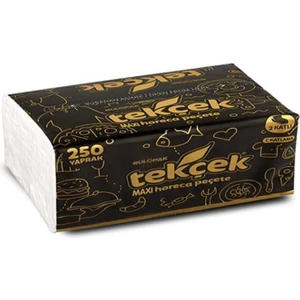 Tekçek Horeca Maxi Dispenser Peçete 2 Katlı 250 Yaprak 24'Lü Paket
