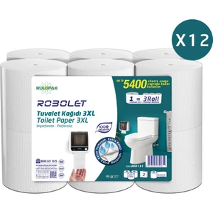 Robolet Tuvalet Kağıdı 2 Katlı 3Xl 12'Li Paket