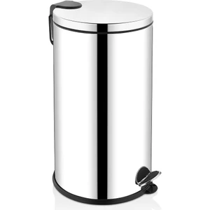 Pedallı Paslanmaz Çöp Kovası 40 Litre