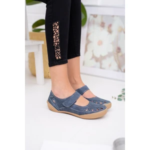 Ortapedik Ped Lacivert Kadın Ayakkabı